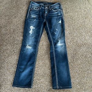 Women’s Silver brand , baby boot jeans. Size 28. NWT